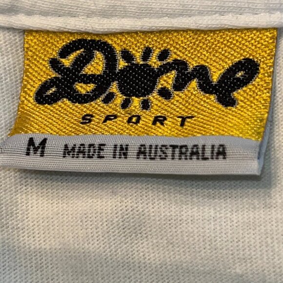 KEN DONE SPORT MADE IN AUSTRALIA VINTAGE 80's ARTSY WOMEN'S GOLF POLO SHIRT TOP - Picture 6 of 8